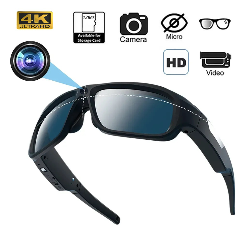 Photography Outdoor - 4K HD Smart Glasses Camera Mini