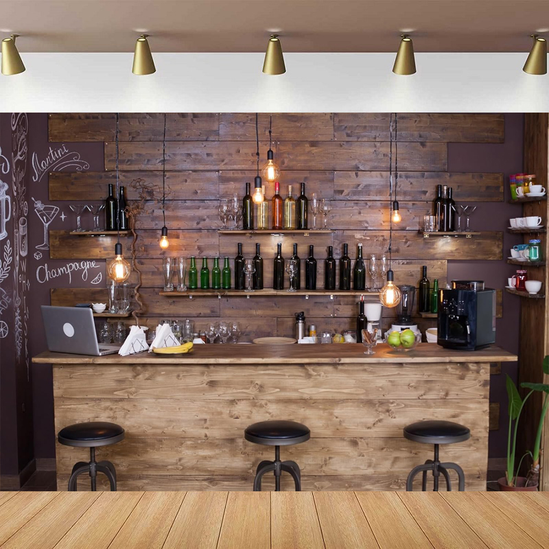 Photography Urban - Bar Counter Photography Backdrop For Drinks