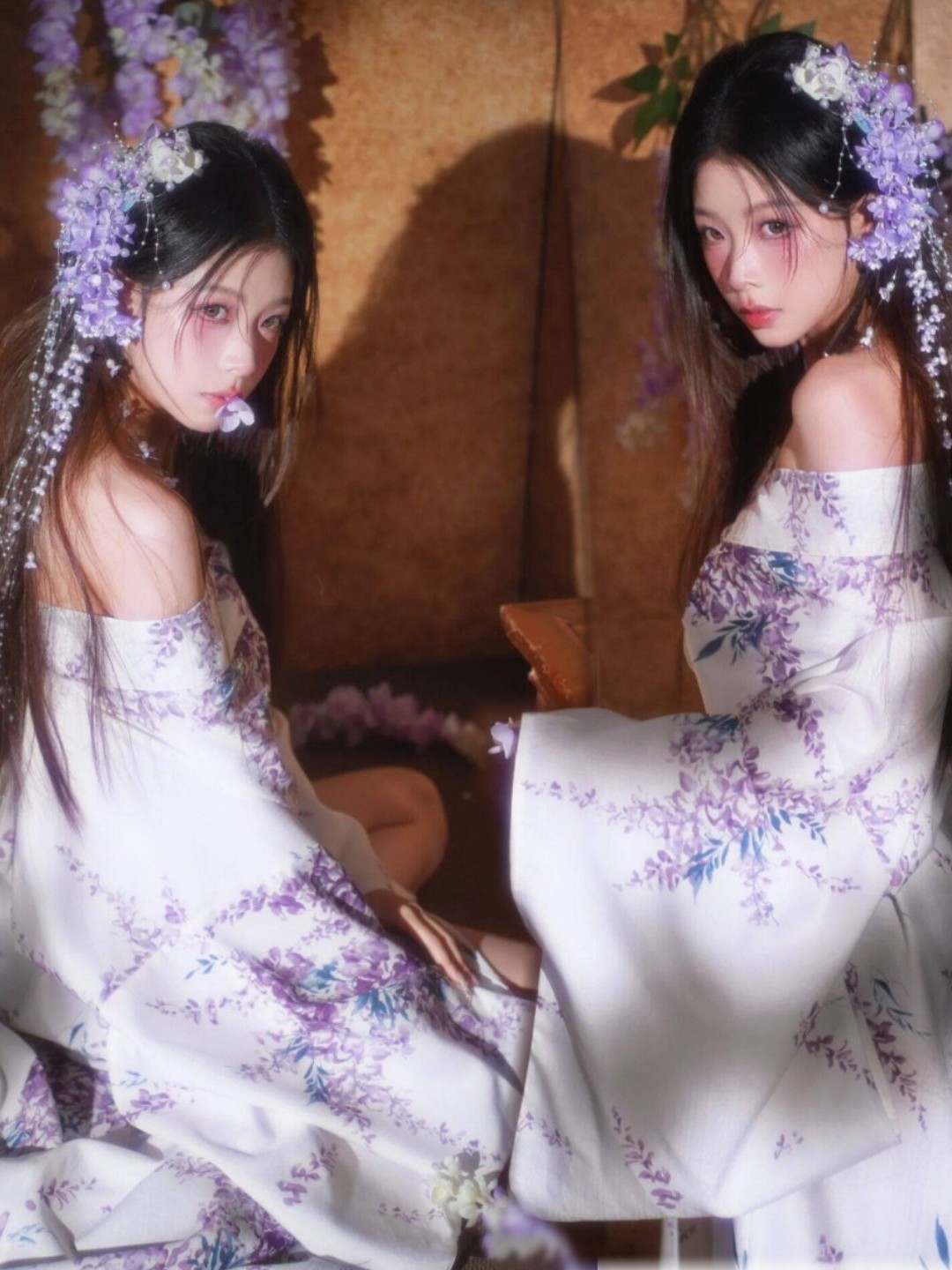 Photography Outdoor - Traditional Japanese Kimono Women's Formal Outfit