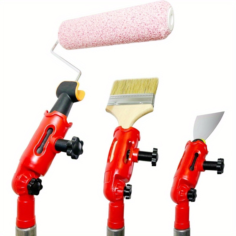 Photography Angle - Red Multi-angle Paint Roller Extender with