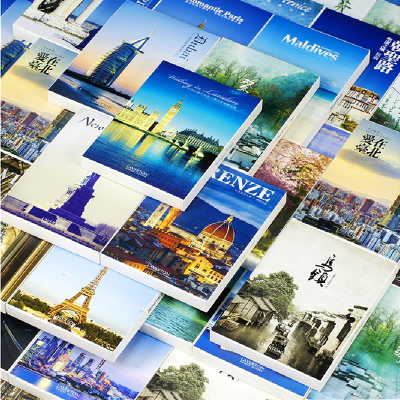 Photography Class - 30Pcs 10x14cm Travel Landscape Photography Postcards
