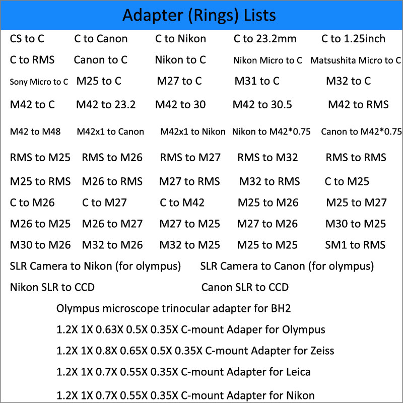 RMS to C Mount Microscope Came - Lens Adapter Ring review and price