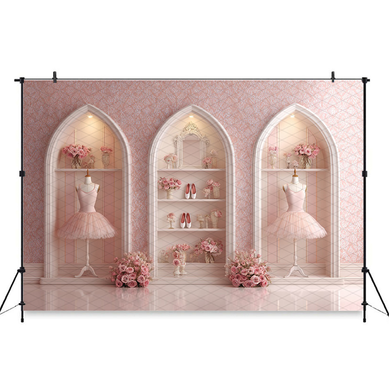 Mocsicka Pink Ballerina Photog - Photography Backdrop Muslin review and price