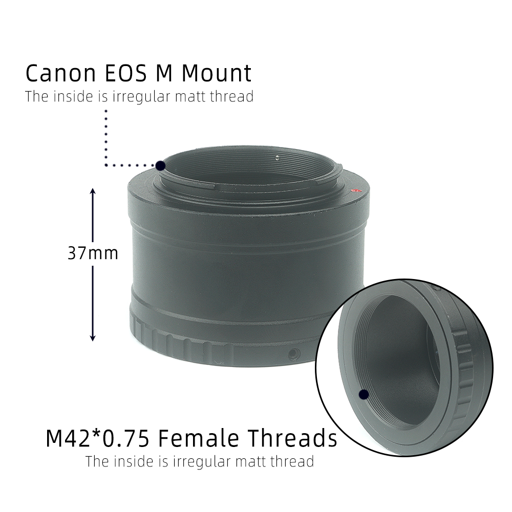 EYSDON 1.25 Inch To EOS M T-Ri - Lens Adapter Ring review and price