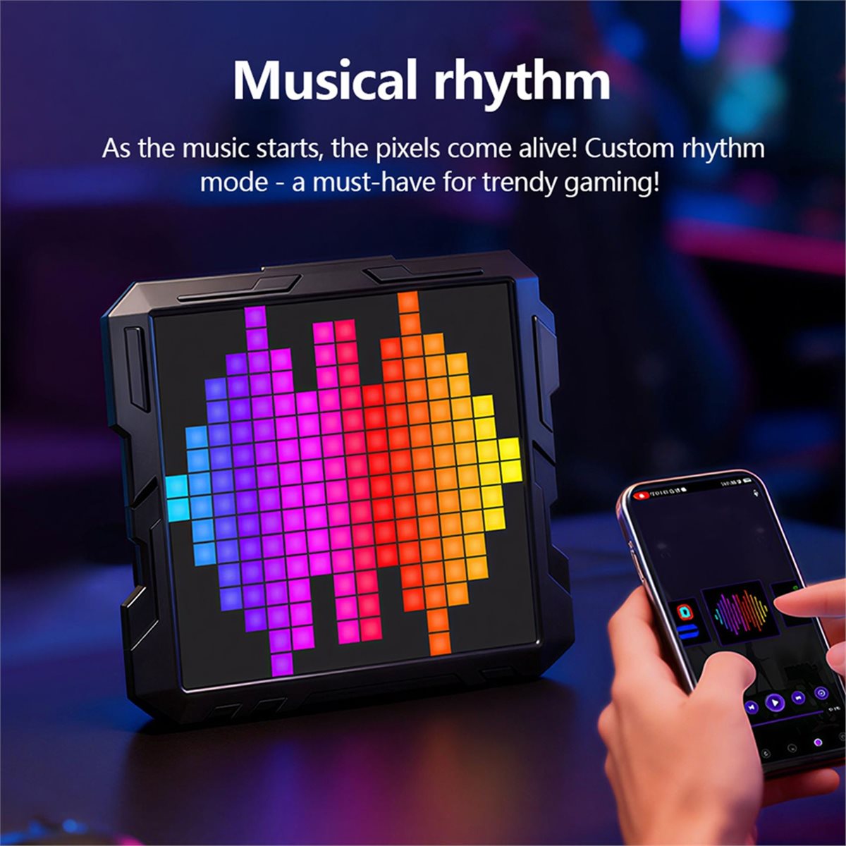 A72U Smart Digital Night Light - Pixel Art Led Panel review and price
