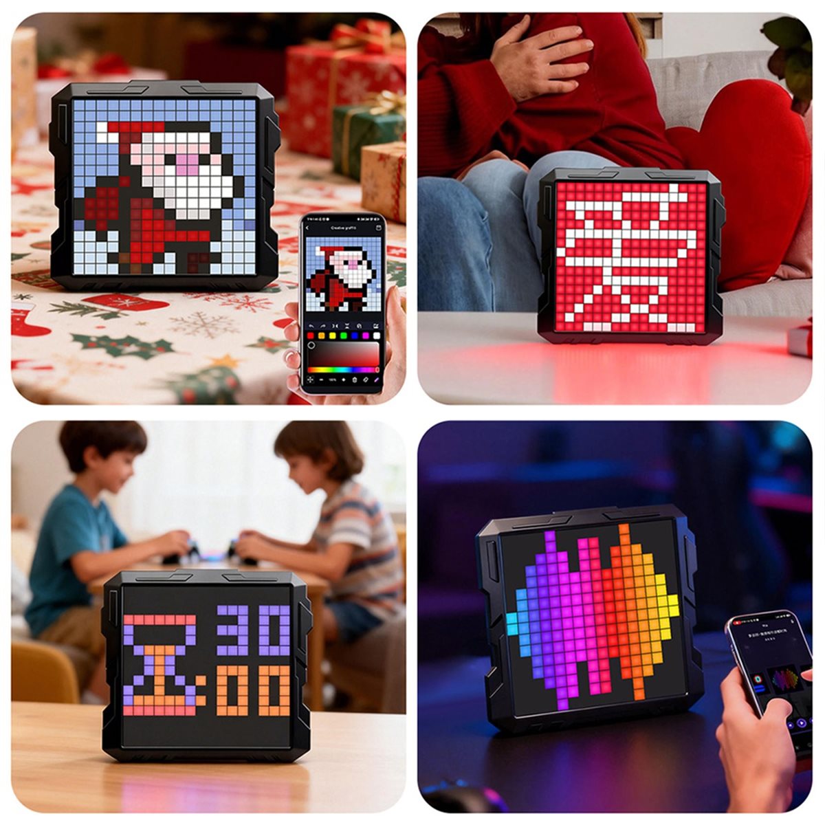 A72U Smart Digital Night Light - Pixel Art Led Panel review and price