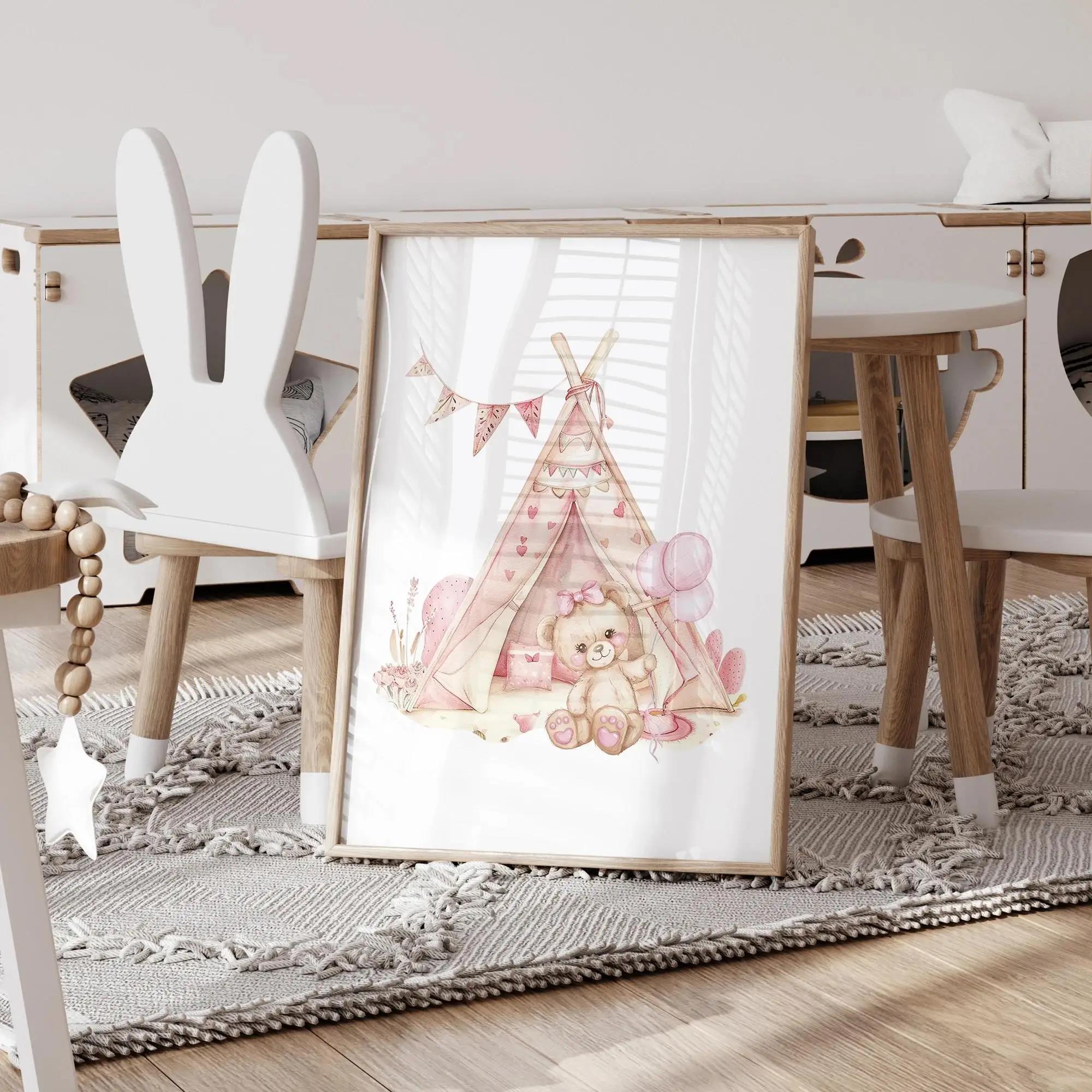 Pink Dream Bear Carousel Tent  - Photography Interior review and price