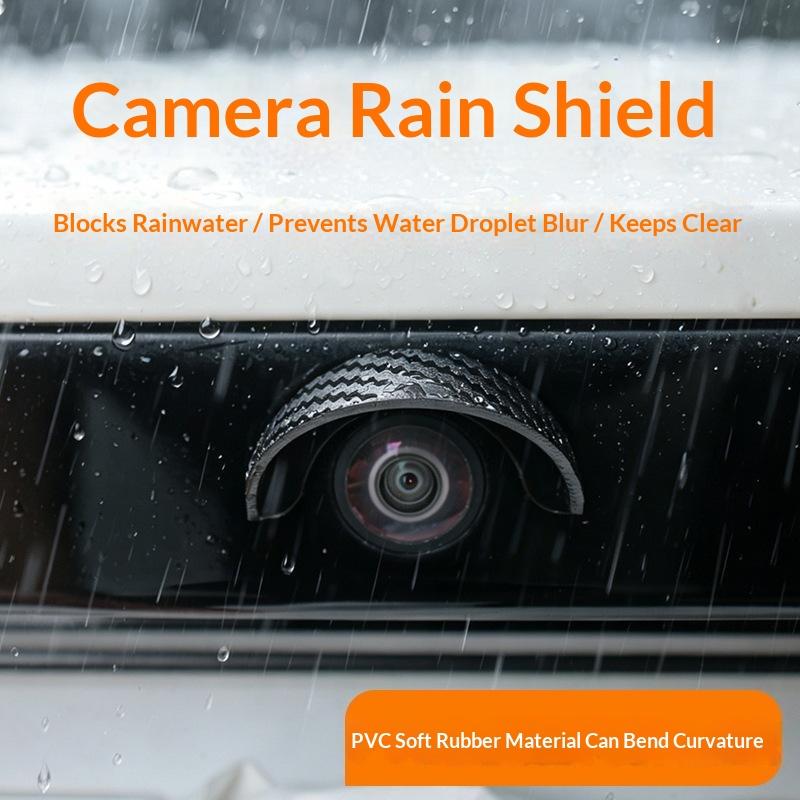 Universal PVC Car Rear View Ca - Camera Rain Cover review and price