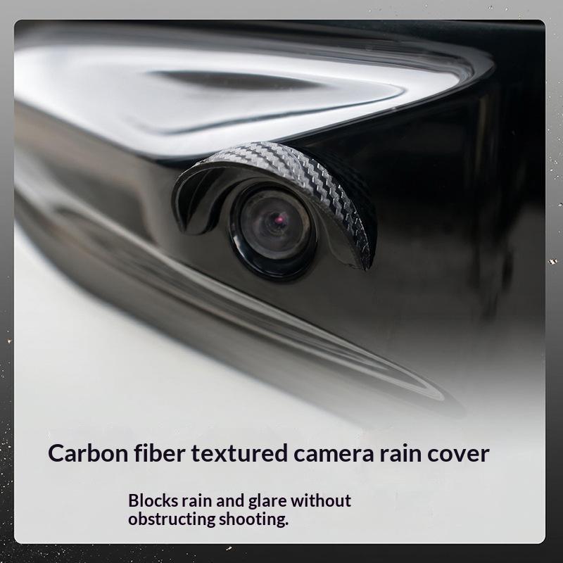 Universal PVC Car Rear View Ca - Camera Rain Cover review and price