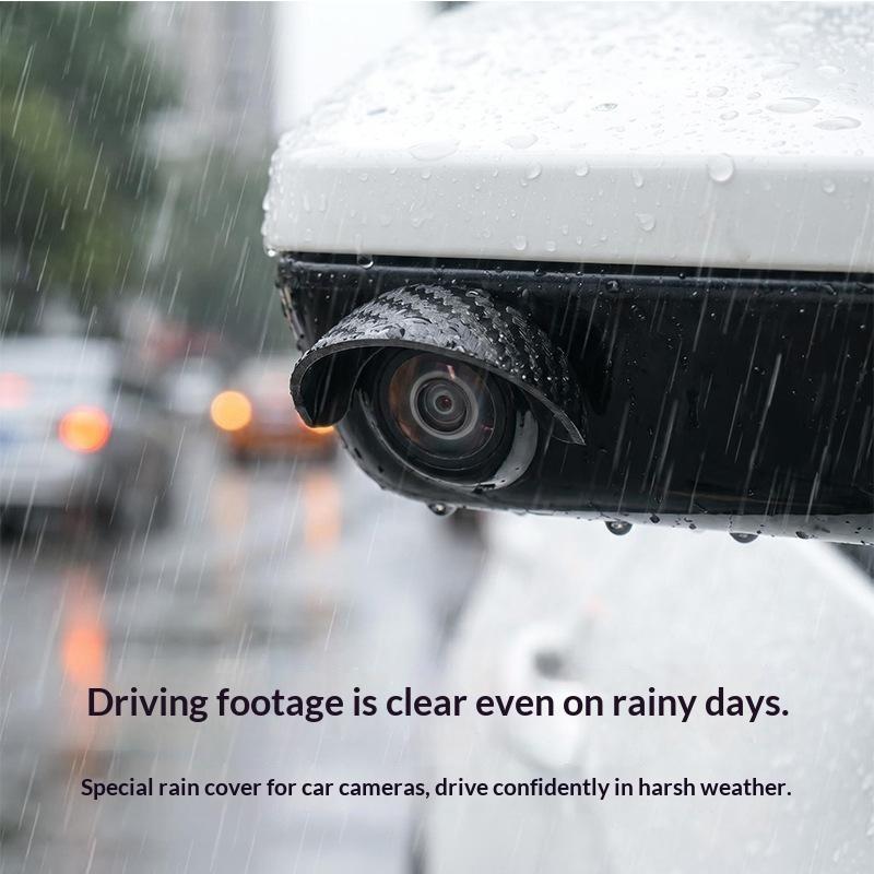 Universal PVC Car Rear View Ca - Camera Rain Cover review and price