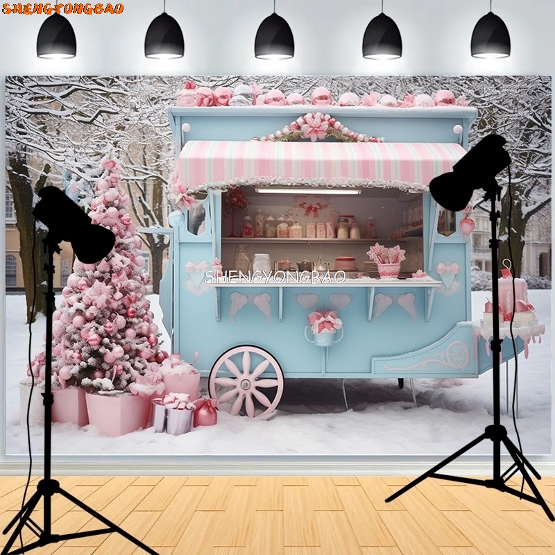 Christmas Tree With Gift Boxes - Photography Backdrop Muslin review and price