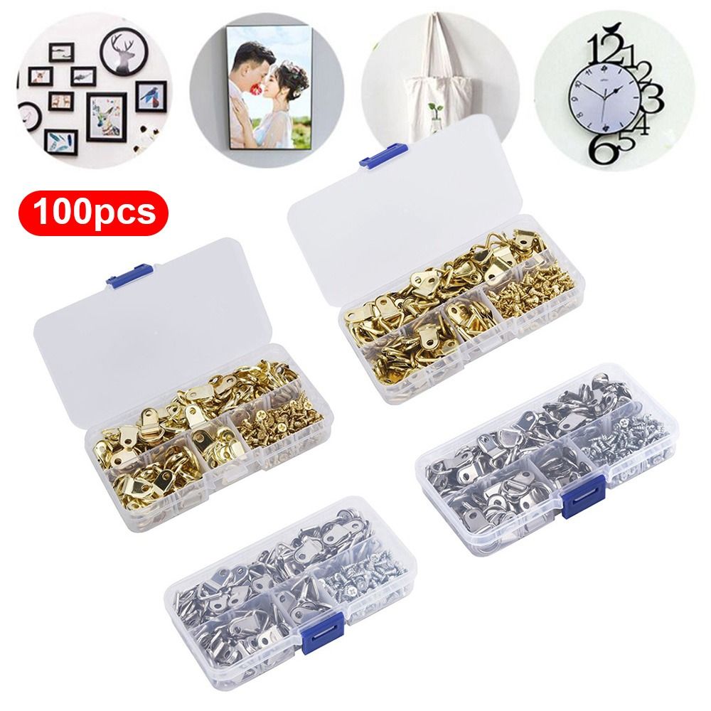 100Pcs Golden Double Hole Tria - Photography Angle review and price