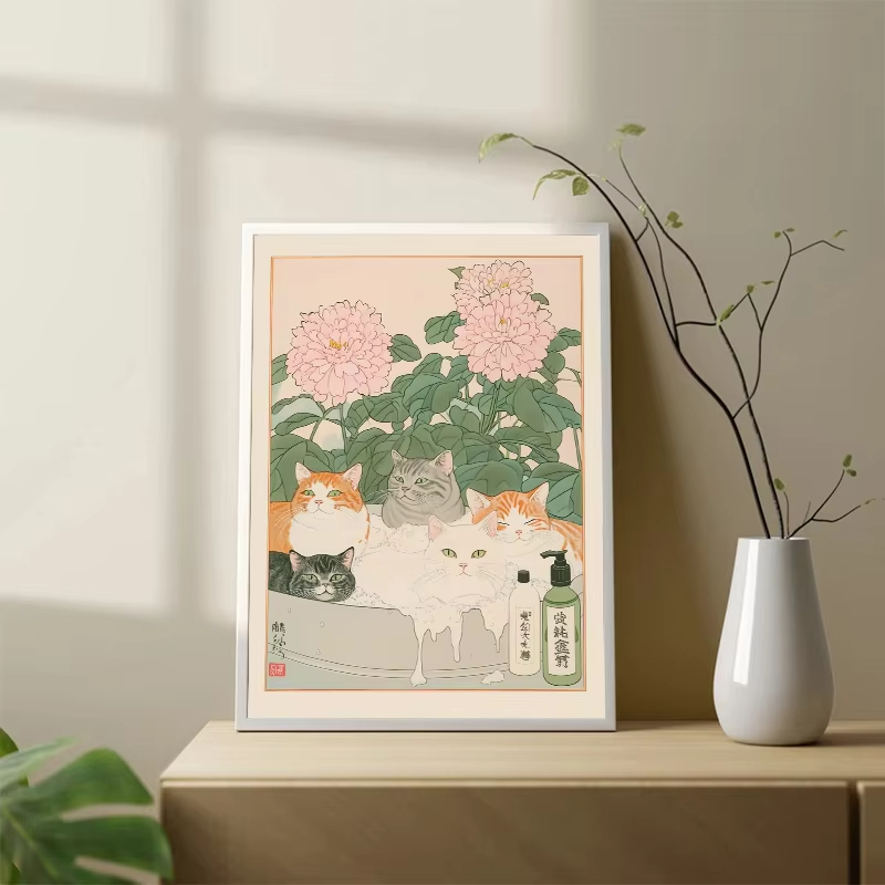 Frameless Cat in the Bathtub J - Photography Angle review and price