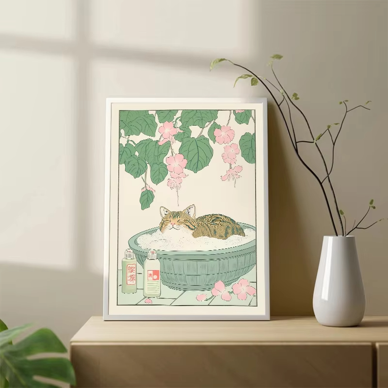 Frameless Cat in the Bathtub J - Photography Angle review and price