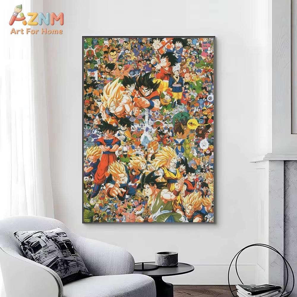 AZNM Dragon Ball Z Unframed Ca - Photography Anime review and price