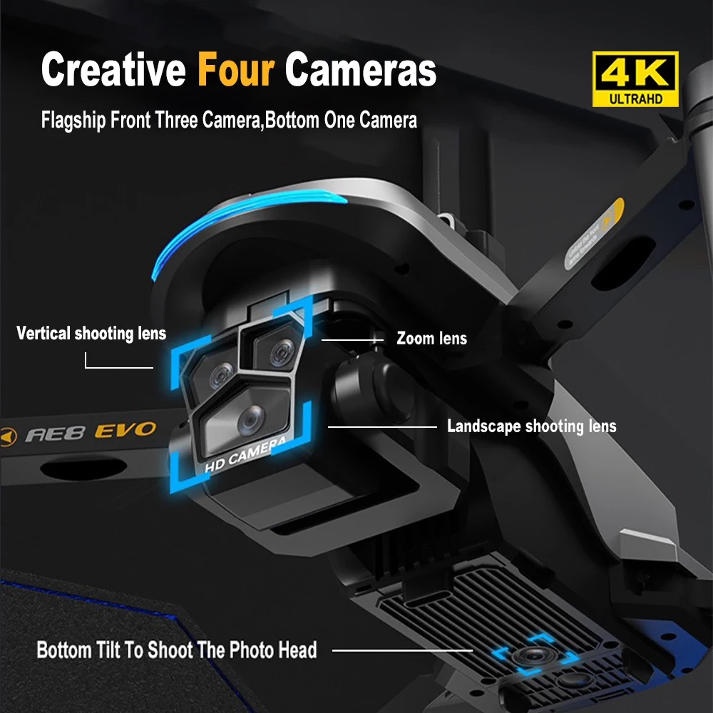 AE8 EVO Drone 4K Professional  - Photography Drone review and price