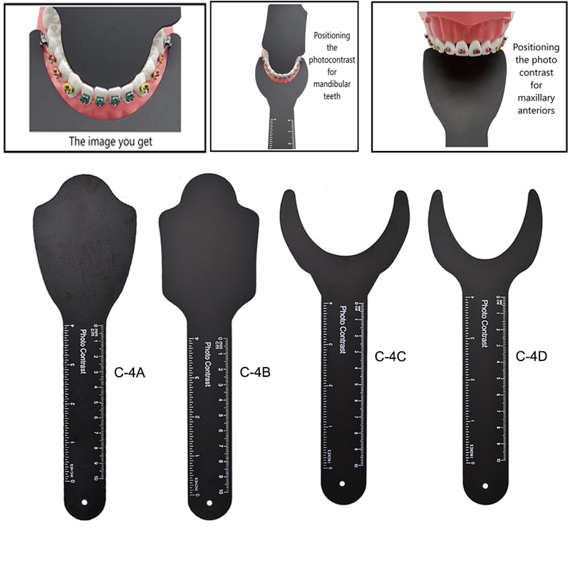 4Pcs/set Dental Photo Contrast - Photography Class review and price