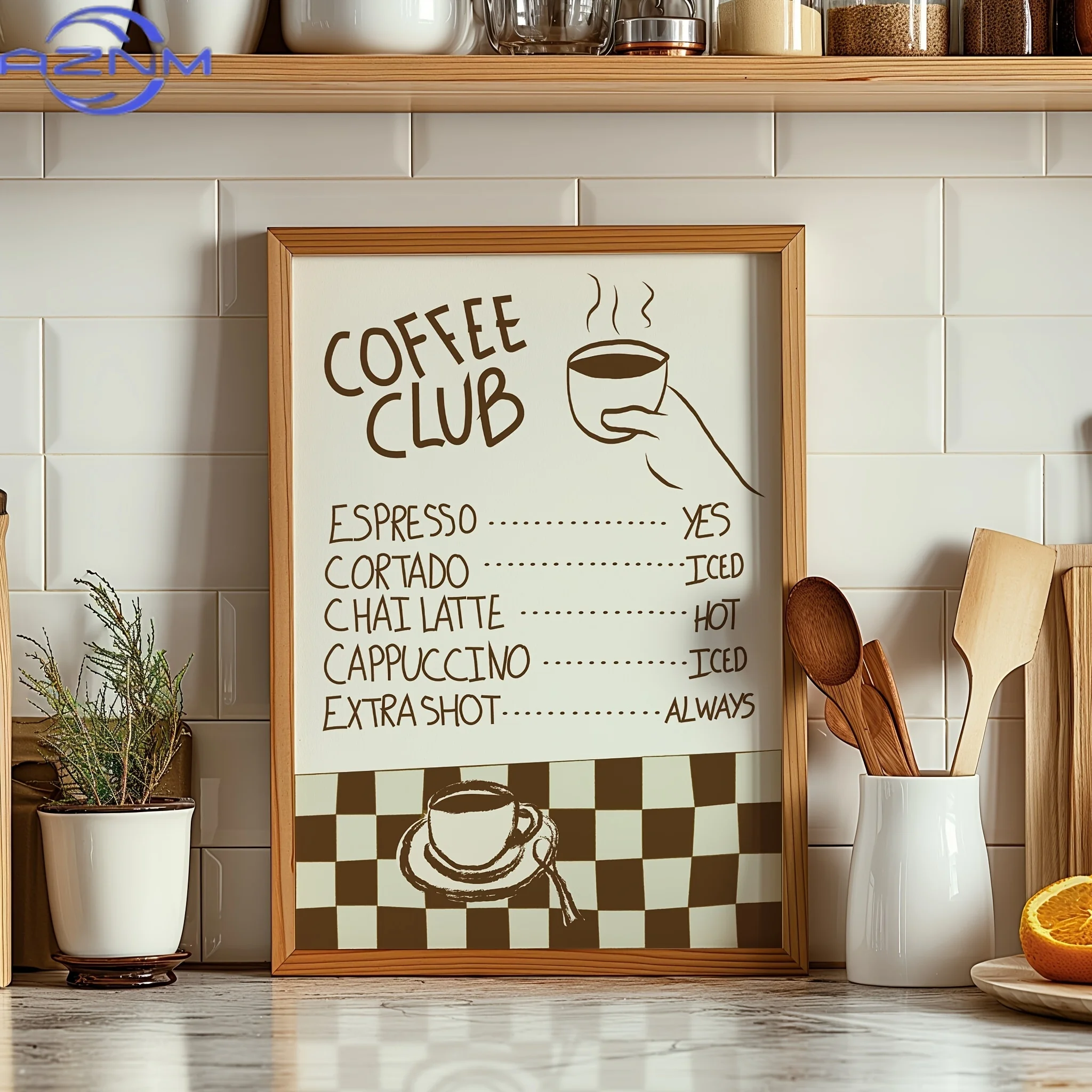 Cartoon Animal Text Art Coffee - Photography Angle review and price