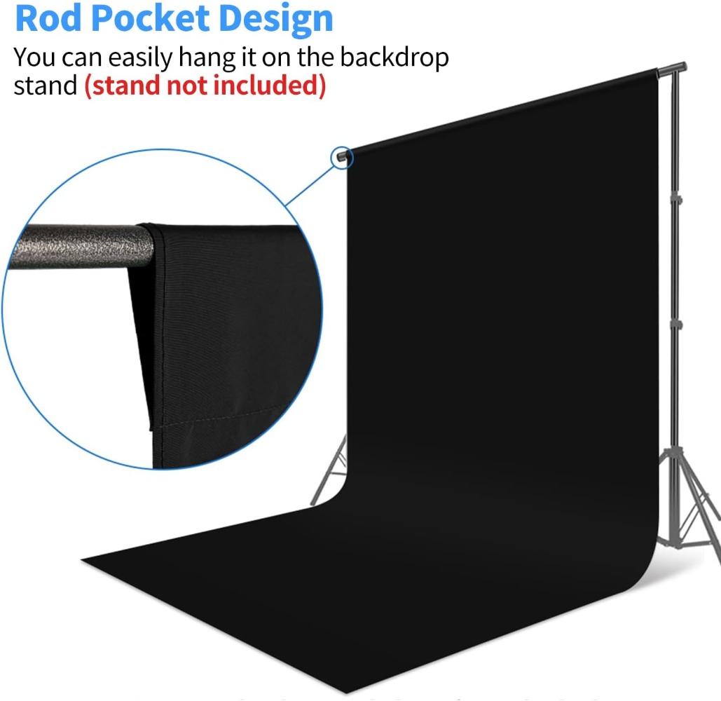Black Background for Photograp - Photography Backdrop Muslin review and price