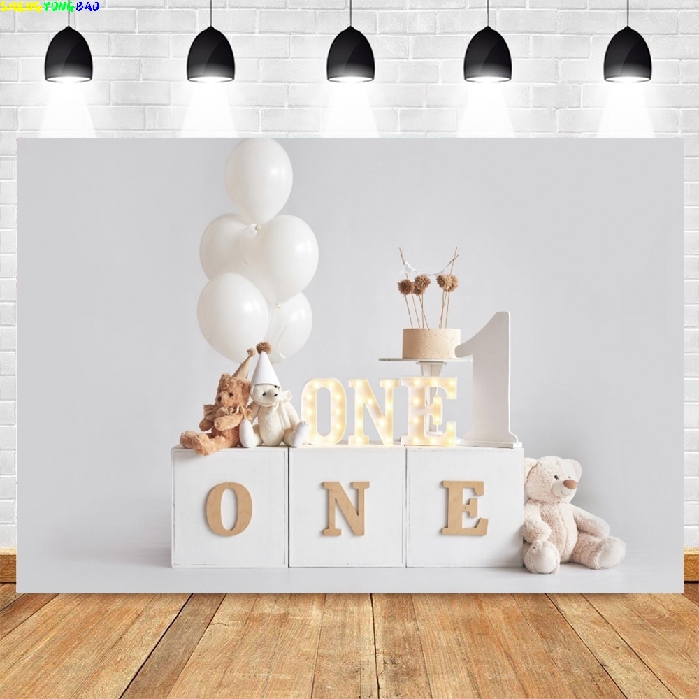 Pink Gold Balloon Girl First B - Photography Backdrop Muslin review and price