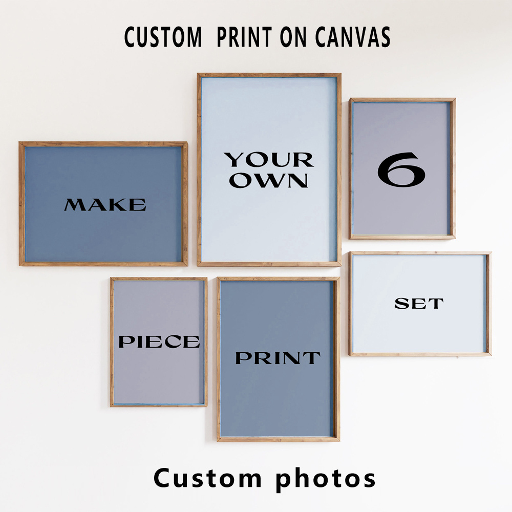 6pcs/set Custom Canvas Prints  - Photography Interior review and price